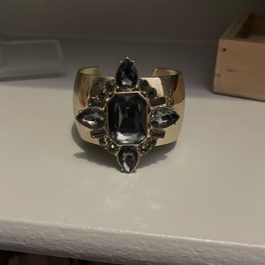 Gorgeous gold and black stone bracelet